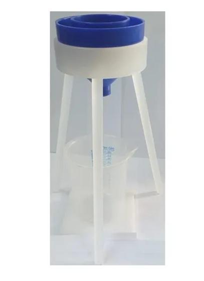 Imagem de Viscosímetro Tipo Copo Ford Em Pp Diâmetro 4 Mm c/Tripé c/Becker de 250mL e manual de instruções