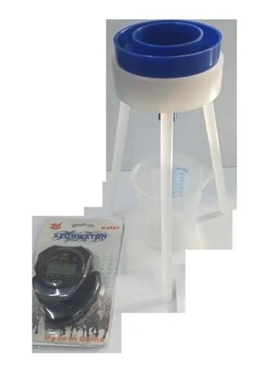 Imagem de Viscosímetro Tipo Copo Ford Em Pp Diâmetro 4 Mm c/Tripé c/Becker de 250mL e manual e cronometro