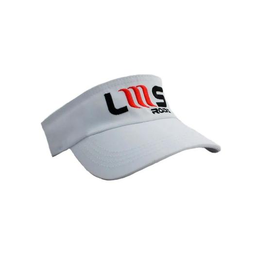 Imagem de Viseira Aba Curva Vermelho e Branco - Lms Rods