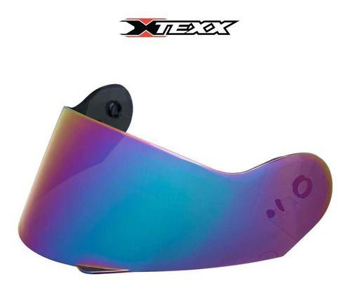 Imagem de Viseira Capacete Moto Original Texx Azul Modelo G2