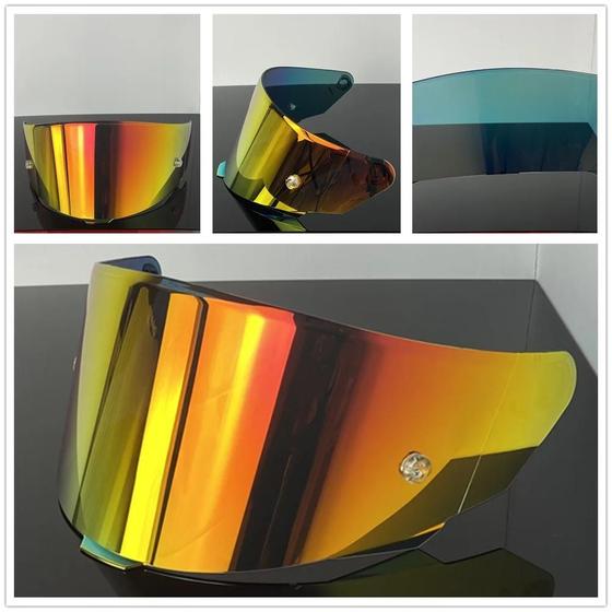 Imagem de Viseira De Capacete De Motocicleta De Rosto Inteiro anti-UV KYT TT COURSE Moto Parabrisas Casco