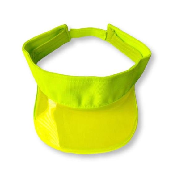 Imagem de Viseira Esporte Neon Colorido Aba Silicone Moda Praia