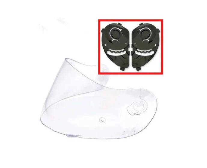 Viseira Peels Spike Cristal + Reparo Menor preço em Viseira Peels Spike Cristal + Reparo