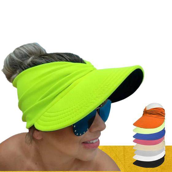 Imagem de Viseira TURBANTE Praia Dupla Face Proteção Solar Uv50+ feminino 884