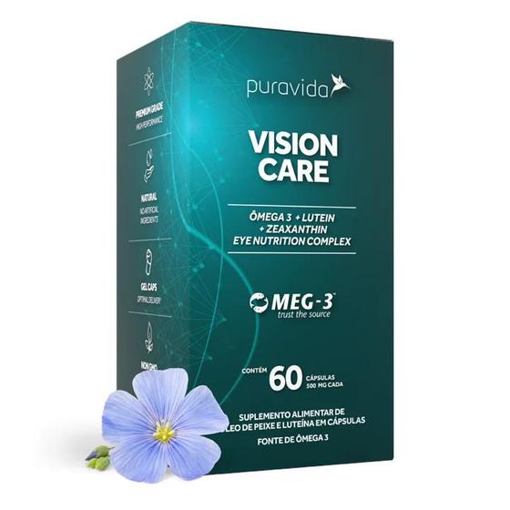 Imagem de Vision Care 60 Cápsulas Luteína Zeaxantina 500mg Puravida