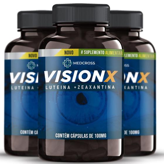 VisionX Luteína 20mg e Zeaxantina 3 potes melhor que Rx20 Menor preço em VisionX Luteína 20mg e Zeaxantina 3 potes melhor que Rx20