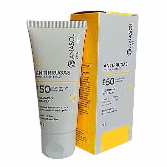 Imagem de Viso Antirrugas FPS50 Protetor Solar Facial 60g - Anasol