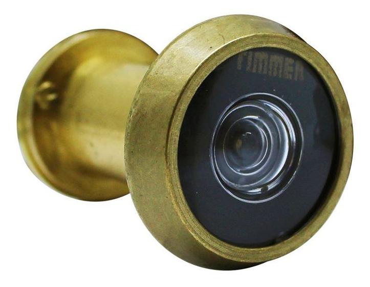 Imagem de Visor Olho Mágico Timmer Curto LP Dourado 200º Com Tampa - 97775