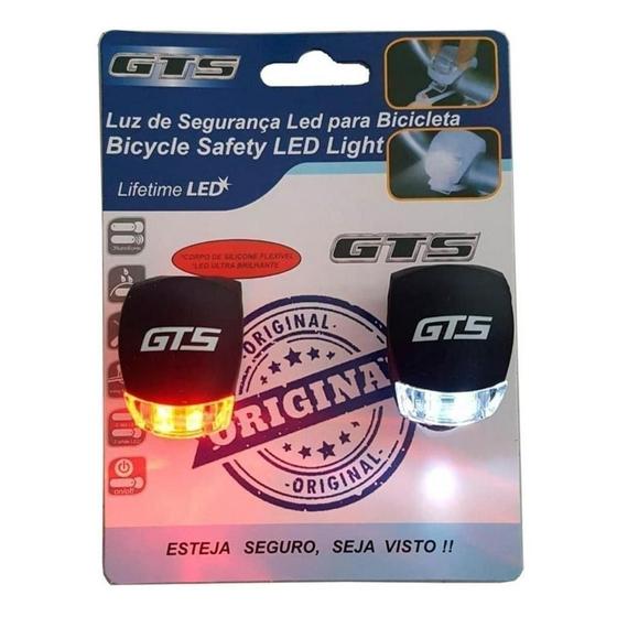 Imagem de Vista light farol led gts lanterna bicicleta luz traseira e dianteira ciclismo bike