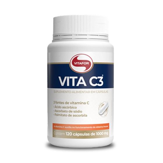 Imagem de Vita C3 Vitamina C Vitafor 120 cápsulas