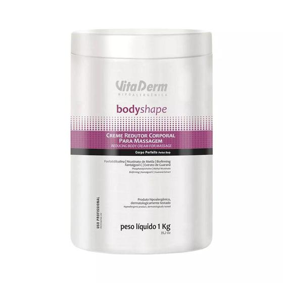 Imagem de Vita Derm Body Shape Creme Redutor Para Massagem 1kg