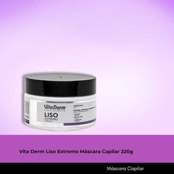 Imagem de Vita Derm Liso Extremo Máscara Capilar 220g