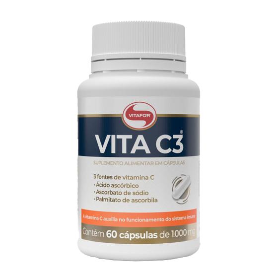 Imagem de Vital C3 VITAMINA C  60 Cápsulas  Vitafor.