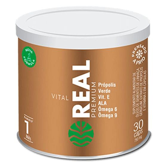 Imagem de Vital Real (Própolis, Óleo de Linhaça e Gergelim) 30 Cápsulas - Vital Âtman