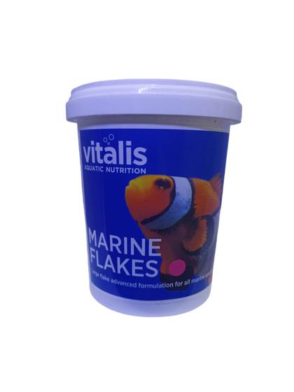 Imagem de Vitalis Marine Flakes 40g Ração Flocos Para Peixes Marinhos