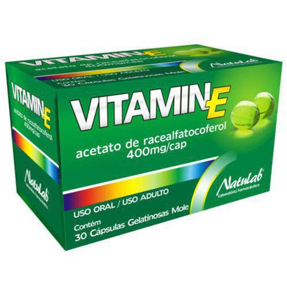 Imagem de Vitamin E 400Mg C/30Caps - Natulab