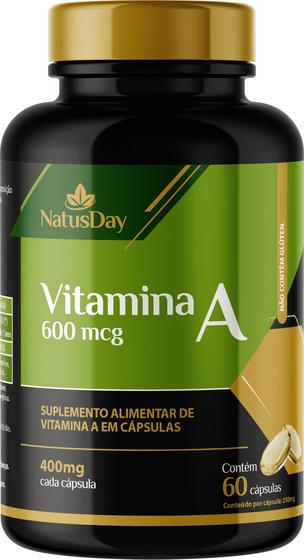 Imagem de Vitamina A - 60 Cápsulas - Natusday