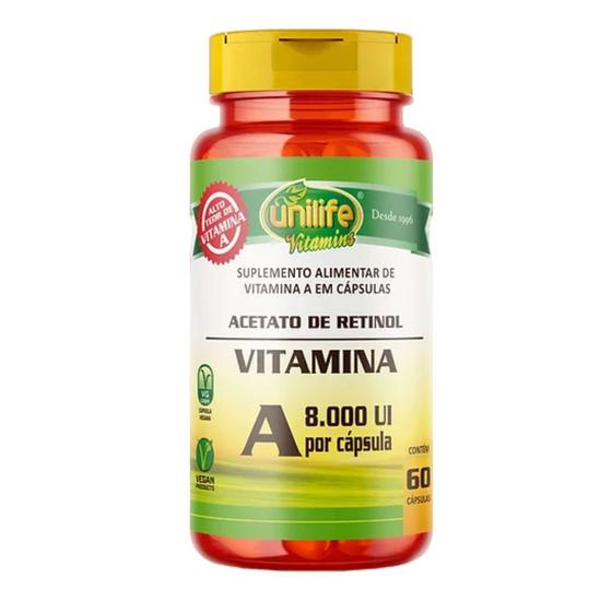 Imagem de Vitamina A Retinol 60 cápsulas de 500mg