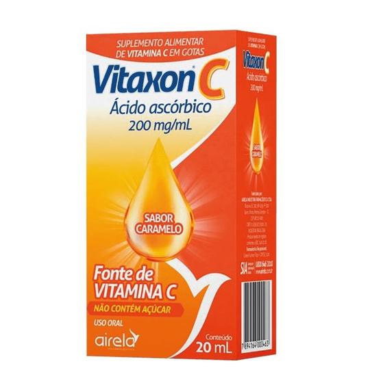 Imagem de Vitamina Acido Ascórbico Vitaxon C 20ml Gotas - Airela