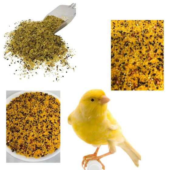 Imagem de Vitamina Amarela Para Canários - 5Kg E Outros Pássaros Vitamina Vitamínico Para Aves