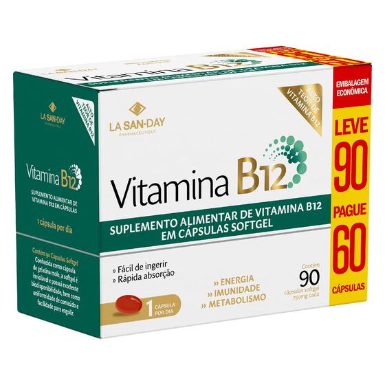 Imagem de Vitamina B12 (90 Cápsulas)