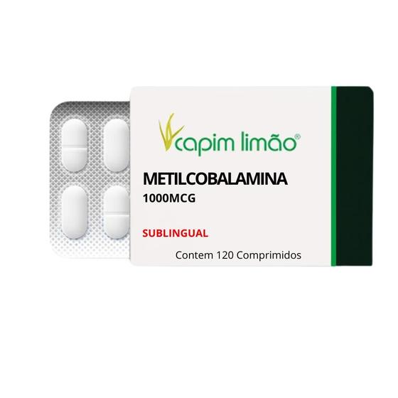 Vitamina B12 Metilcobalamina 1.000mcg 120cp Sublingual