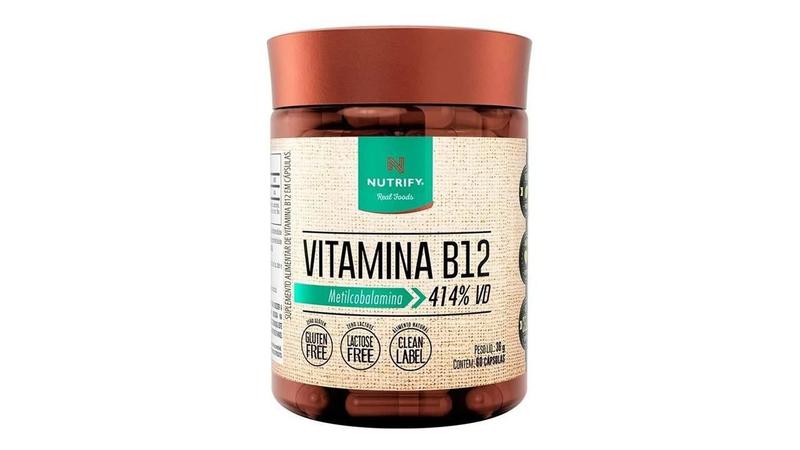 Imagem de Vitamina B12 Metilcobalamina 414%- 60Caps Nutrify