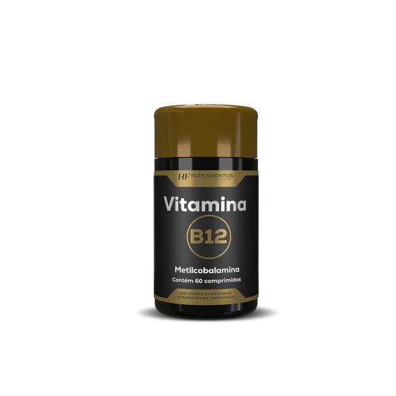 Imagem de Vitamina B12 Metilcobalamina 60 Comprimidos Hf Suplementos