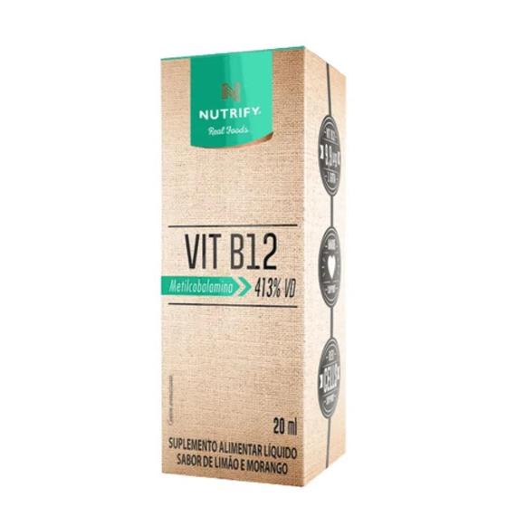 Imagem de Vitamina B12 Metilcobalamina Liquido 20 ml - Nutrify