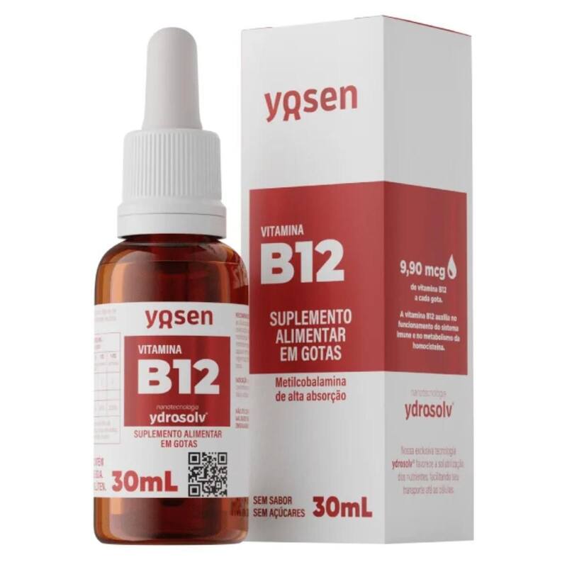 Vitamina B12: Suplemento para anemia e vegetarianos - Yosen - Vitaminas ...