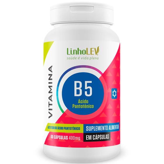Imagem de Vitamina B5 Ácido Pantotênico Alto Teor 60 cápsulas