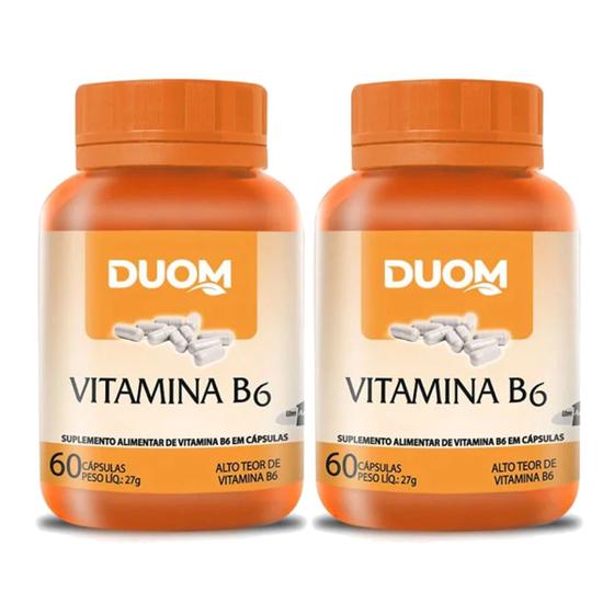 Imagem de Vitamina B6 60cps (1 ao dia) Duom