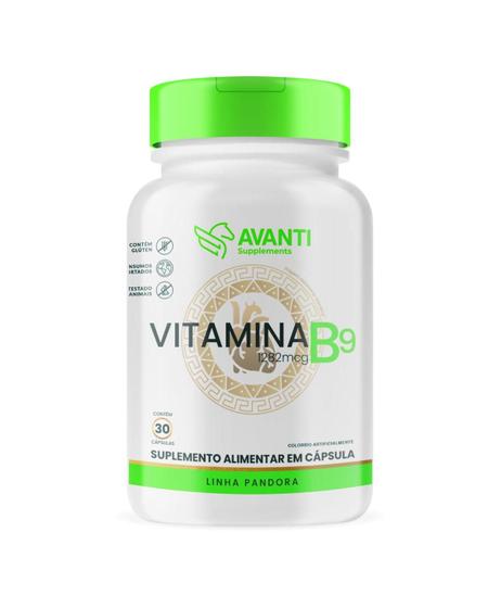 Imagem de Vitamina B9 1282mcg 30 Cápsulas - Avanti Supplements