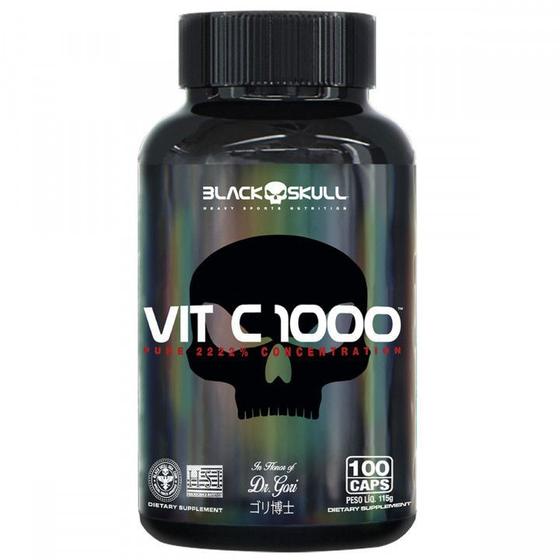 Imagem de Vitamina C 1000 (100 Caps) - Black Skull