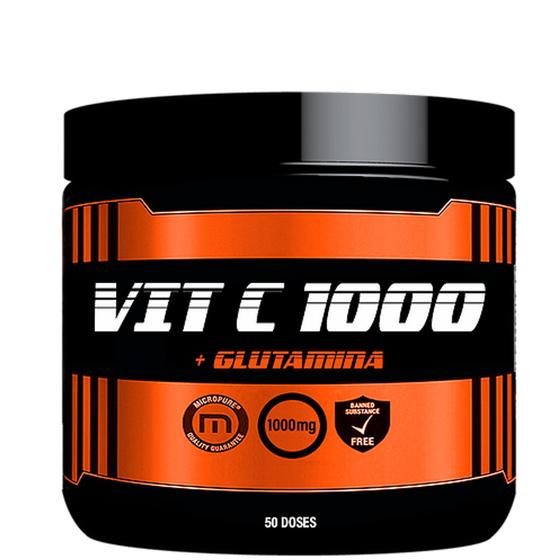 Imagem de Vitamina C 1000 + Glutamina 100g Tangerina - Prodark