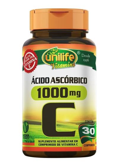 Imagem de Vitamina C 1000 mg 30 comprimidos 