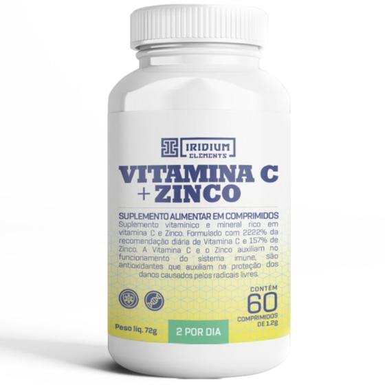 Imagem de Vitamina C 1000mg + Zinco - 60 Comps - Iridium Elements