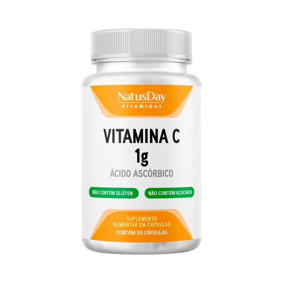 Imagem de Vitamina C 1g (30 Cápsulas) - Natusday