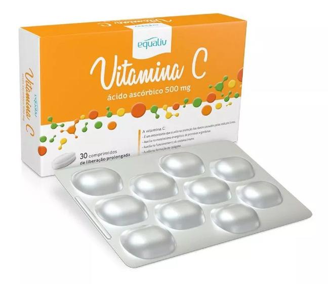 Imagem de Vitamina C 500Mg Com 30Cp - Equaliv