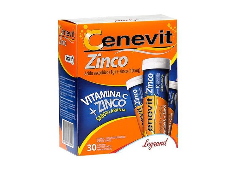 Imagem de Vitamina C e Zinco Cenevit com 30 Cp Efervescentes - Legrand