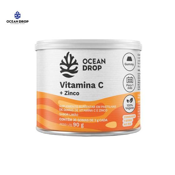 Imagem de Vitamina C + Zinco 3g 30 Gomas Ocean Drop