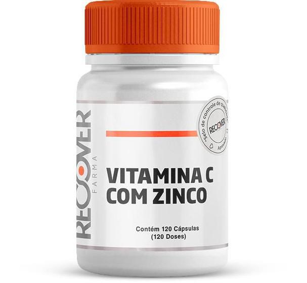 Imagem de Vitamina C + Zinco - 60 cápsulas (60 doses) - Recover Farma