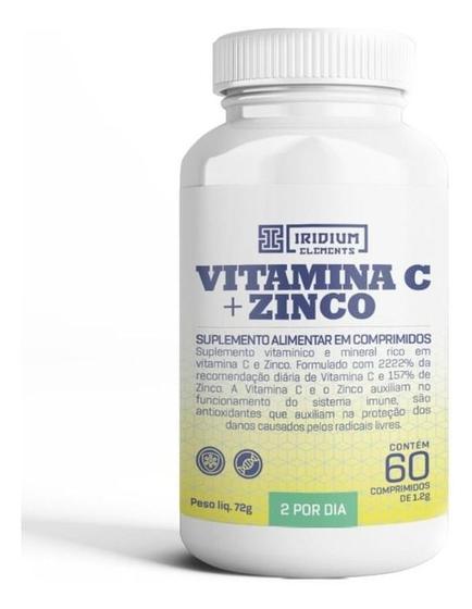 Imagem de Vitamina C + Zinco (60 Comprimidos) Iridium Labs