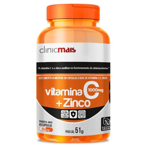 Imagem de Vitamina C + Zinco Vegano 60 cápsulas