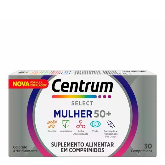 Imagem de Vitamina Centrum Select Mulher 50+ Com 30 Comprimidos