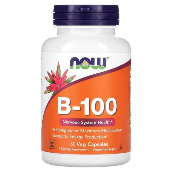 VITAMINA COMPLEXO B-100 -60 Cáps - NOW FOODS - Now Foods Menor preço em VITAMINA COMPLEXO B-100 -60 Cáps - NOW FOODS - Now Foods