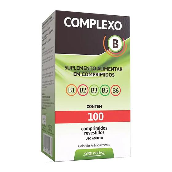 Imagem de Vitamina Complexo B 100 Comprimidos - Arte Nativa