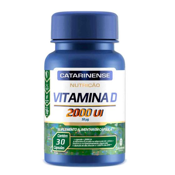 Imagem de Vitamina D 2000 Ui - 30 Cápsulas - Catarinense Pharma