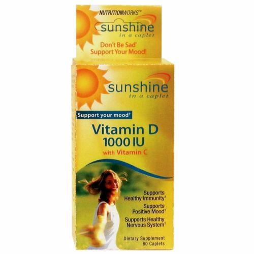 Imagem de Vitamina D 2000 UI 60 comprimidos da Sunshine (pacote com 4)