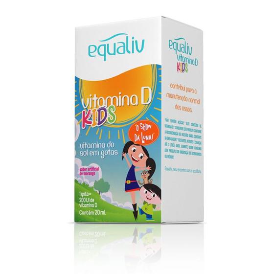 Imagem de Vitamina D 200ui Kids Equaliv 20ml em Gotas